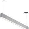 LED linijinis šviestuvas, 50W, sidabrinis, sujungiamas, neutrali balta šviesa