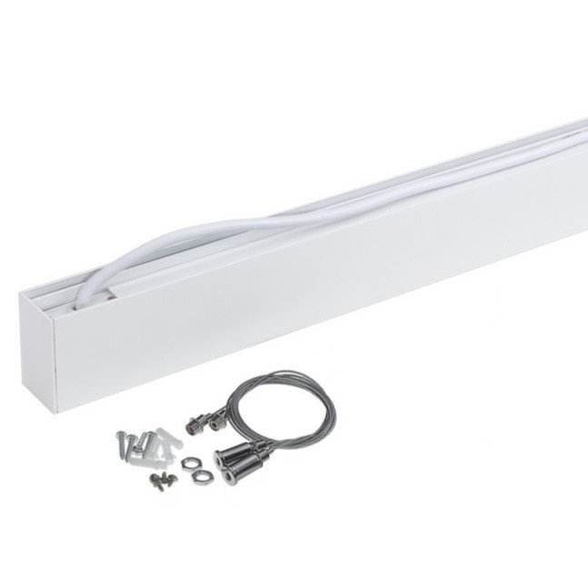 LED linijinis šviestuvas, 50W, baltas, sujungiamas, neutrali balta šviesa