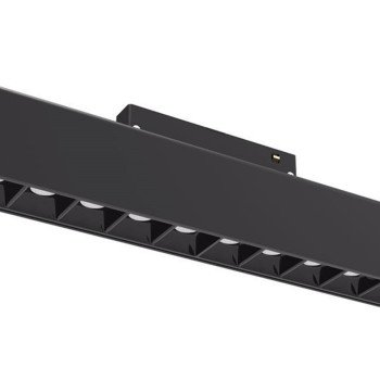 LED magnetinis linijinis prožektorius M35, 10W, 800Lm, 5 lemputės, juodas, neutrali balta šviesa
