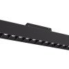 LED magnetinis linijinis prožektorius M35, 20W, 1600Lm, 10 lempučių, juodas, neutrali balta šviesa