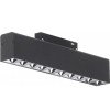 LED magnetinis linijinis prožektorius M35, 20W, 1600Lm, 10 lempučių, juodas, neutrali balta šviesa