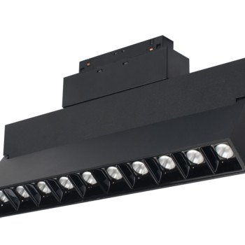 LED magnetinis linijinis prožektorius M35, 20W, 1600Lm, lankstomas, 10 lempučių, neutrali balta šviesa