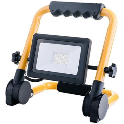 LED prožektorius, nešiojamas, 20W, šalta balta šviesa