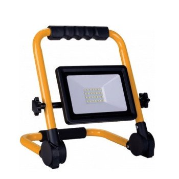 LED prožektorius, nešiojamas, 30W, šalta balta šviesa