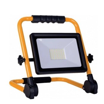 LED prožektorius, nešiojamas, 50W, šalta balta šviesa