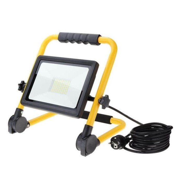 LED prožektorius, nešiojamas, 50W, šalta balta šviesa LED prožektorius, nešiojamas, 50W, šalta balta šviesa