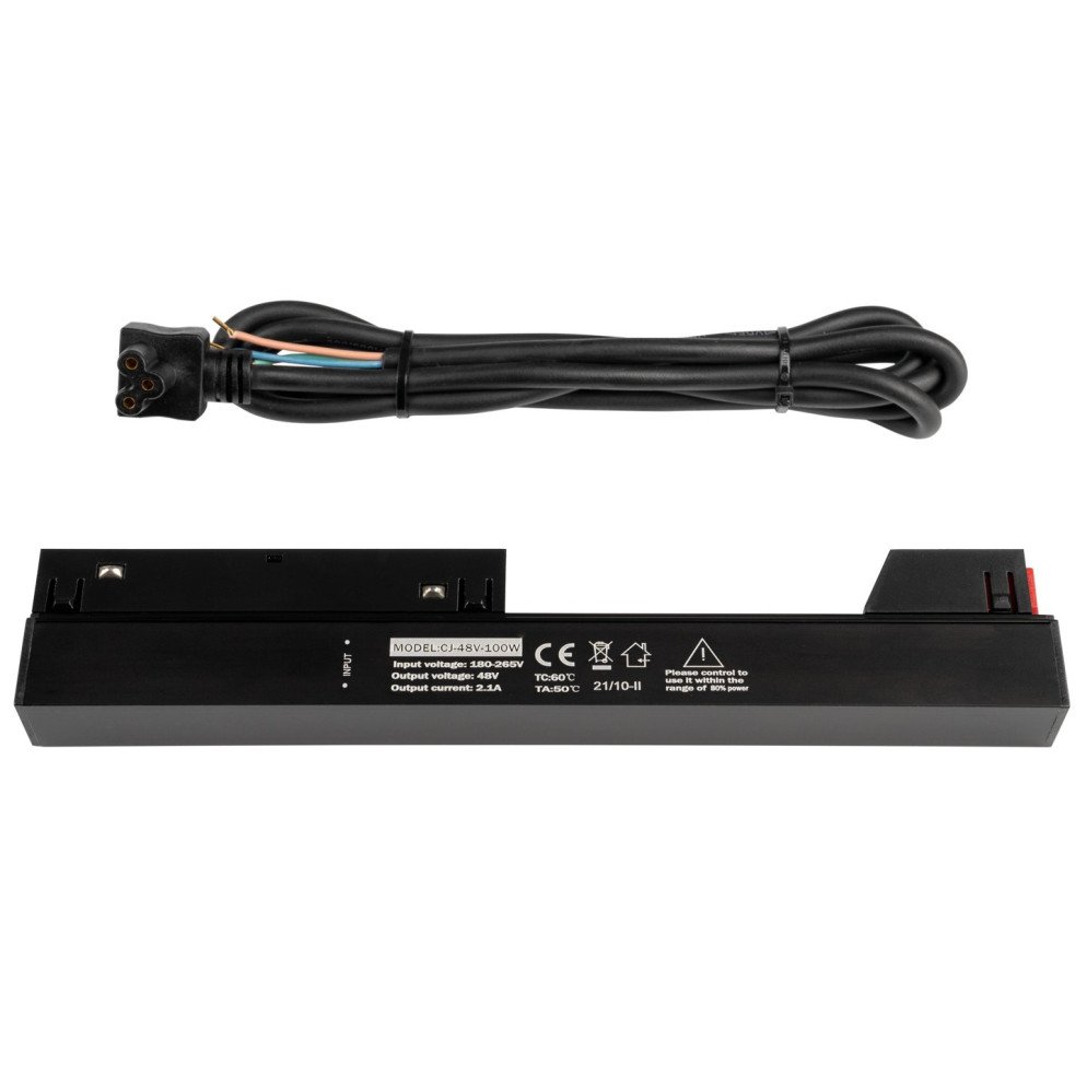 LED magnetinių prožektorių M20 maitinimo šaltinis, 48V, 100W