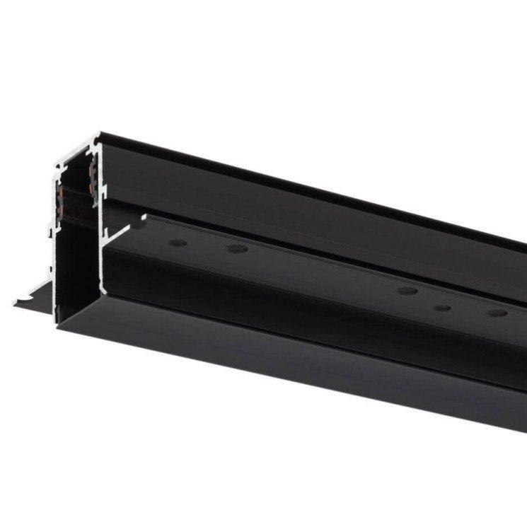 LED magnetinė sistema R20B, plotis 2.5cm, įmontuojama, juoda, ilgis 1m