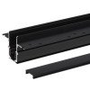 LED magnetinė sistema R20B, plotis 2.5cm, įmontuojama, juoda, ilgis 1m