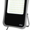 LED prožektorius, pilkas, su saulės baterija, 20W, šalta balta šviesa
