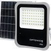 LED prožektorius, pilkas, su saulės baterija, 20W, šalta balta šviesa
