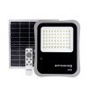 LED prožektorius, pilkas, su saulės baterija, 20W, šalta balta šviesa