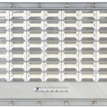 LED prožektorius, pilkas, su saulės baterija, 30W, 120°, šalta balta šviesa