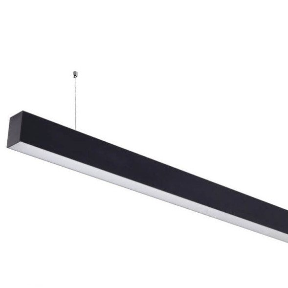 LED linijinis šviestuvas, 40W, juodas, sujungiamas, 5 metai garantija, šalta balta šviesa LED linijinis šviestuvas, 40W, juodas, sujungiamas, 5 metai garantija, šalta balta šviesa