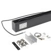 LED linijinis šviestuvas, 40W, juodas, sujungiamas, 5 metai garantija, šalta balta šviesa LED linijinis šviestuvas, 40W, juodas, sujungiamas, 5 metai garantija, šalta balta šviesa
