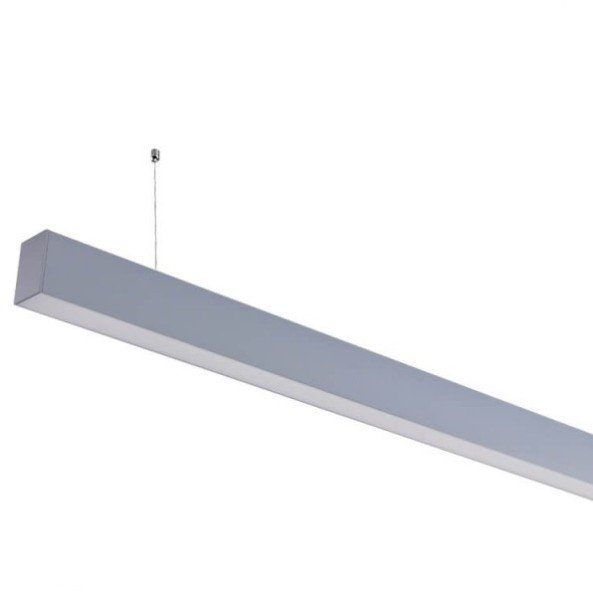 LED linijinis šviestuvas, 40W, sidabrinis, sujungiamas, 5 metai garantija, šalta balta šviesa LED linijinis šviestuvas, 40W, sidabrinis, sujungiamas, 5 metai garantija, šalta balta šviesa