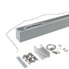 LED linijinis šviestuvas, 40W, sidabrinis, sujungiamas, 5 metai garantija, šalta balta šviesa LED linijinis šviestuvas, 40W, sidabrinis, sujungiamas, 5 metai garantija, šalta balta šviesa
