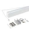 LED linijinis šviestuvas, 40W, baltas, sujungiamas, 5 metai garantija, šalta balta šviesa LED linijinis šviestuvas, 40W, baltas, sujungiamas, 5 metai garantija, šalta balta šviesa