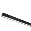 LED linijinis šviestuvas, 40W, juodas, 3 metai garantija, neutrali balta šviesa LED linijinis šviestuvas, 40W, juodas, 3 metai garantija, neutrali balta šviesa