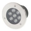 LED lauko taškinis šviestuvas, įmontuojamas, 7W, šalta balta šviesa
