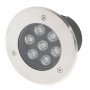 LED lauko taškinis šviestuvas, įmontuojamas, 7W, šalta balta šviesa