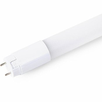 LED lempa T8 9W, pasukama, 5 metai garantija, šilta balta šviesa