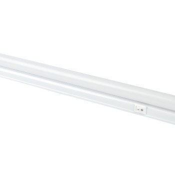 LED lempa T5 12W, sujungiama, su jungikliu, šilta balta šviesa