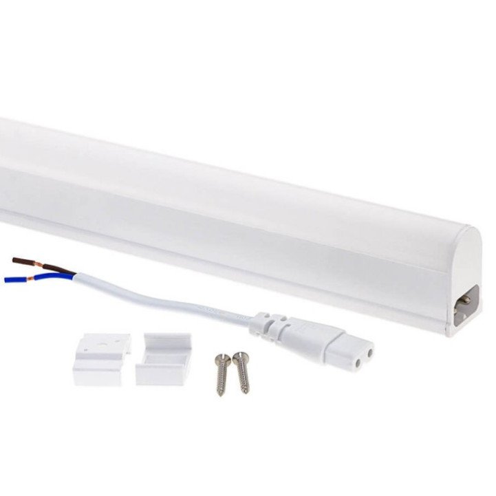 LED lempa T5 9.6W, su jungikliu, šalta balta šviesa LED lempa T5 9.6W, su jungikliu, šalta balta šviesa