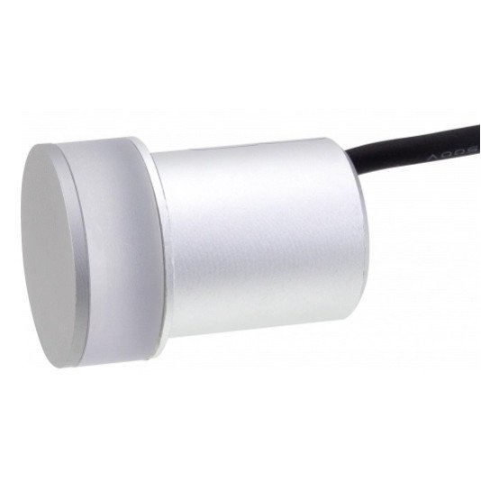 LED sieninis šviestuvas, poliruotas metalas, 1.3W, mėlyna šviesa
