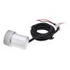 LED sieninis šviestuvas, poliruotas metalas, 1.3W, mėlyna šviesa