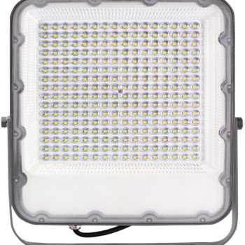 LED prožektorius, pilkas, 300W, neutrali balta šviesa