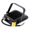 LED prožektorius, juodas, 20W, Žalia