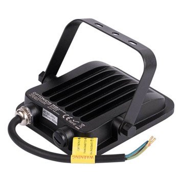 LED prožektorius, juodas, 20W, Žalia
