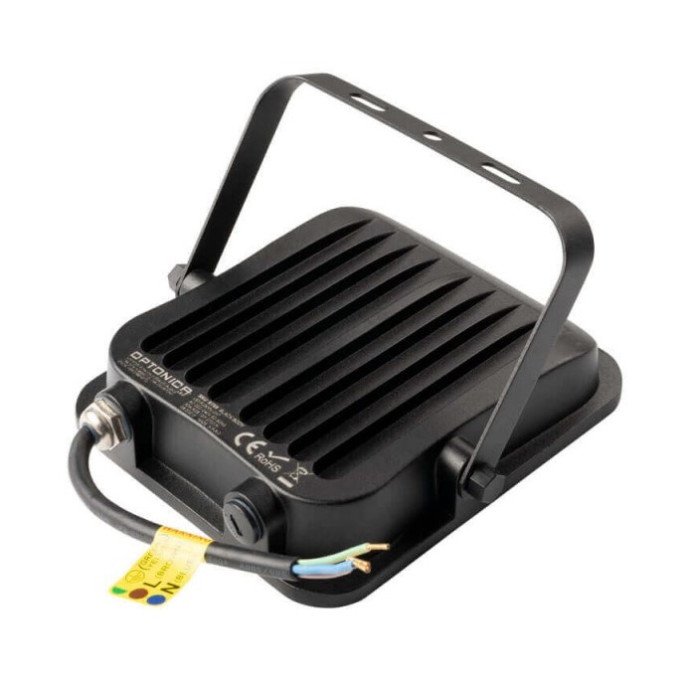 LED prožektorius, juodas, 30W, RGB