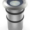 LED žemės paviršinis šviestuvas, nerūdyjantis plienas, 1W, šalta balta šviesa