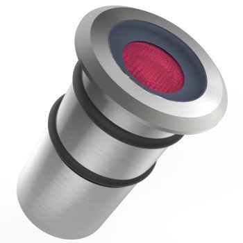 LED žemės paviršinis šviestuvas, nerūdyjantis plienas, 1W, mėlyna šviesa