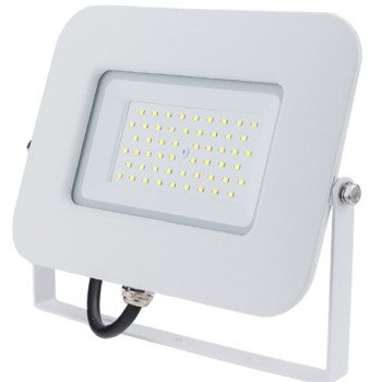 LED prožektorius, baltas, Premium Line, 5 metai garantija, 50W, šilta balta šviesa