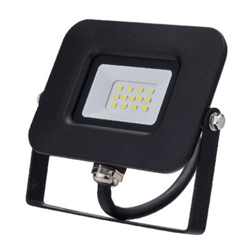 LED prožektorius, juodas, Premium Line, 5 metai garantija, 10W, šalta balta šviesa LED prožektorius, juodas, Premium Line, 5 metai garantija, 10W, šalta balta šviesa