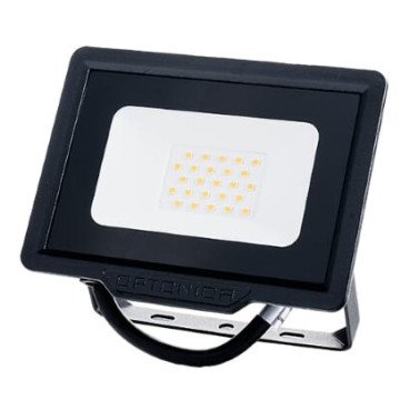 LED prožektorius, juodas, City Line, 20W, neutrali balta šviesa
