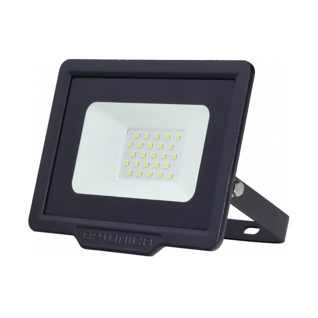 LED prožektorius, juodas, City Line, 20W, neutrali balta šviesa