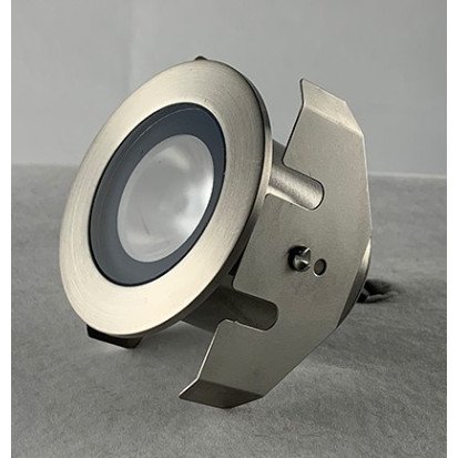 LED žemės paviršinis šviestuvas, su šešėliu, 1.3W, šalta balta šviesa