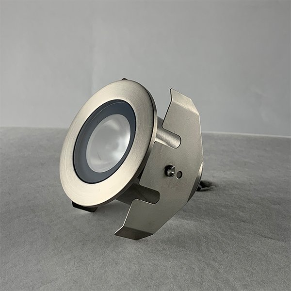 LED žemės paviršinis šviestuvas, su šešėliu, 1.3W, šilta balta šviesa