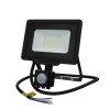 LED prožektorius, juodas, City Line, PIR jutiklis, 70cm laidas, 20W, šilta balta šviesa LED prožektorius, juodas, City Line, PIR jutiklis, 70cm laidas, 20W, šilta balta šviesa