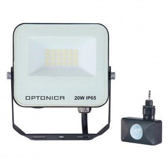 LED prožektorius, juodas, 90Lm/W, 20W, CCT 3000K-6000K