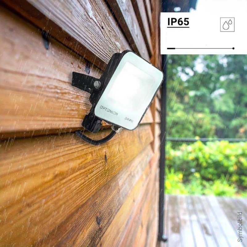 LED prožektorius, juodas, 90Lm/W, 20W, CCT 3000K-6000K