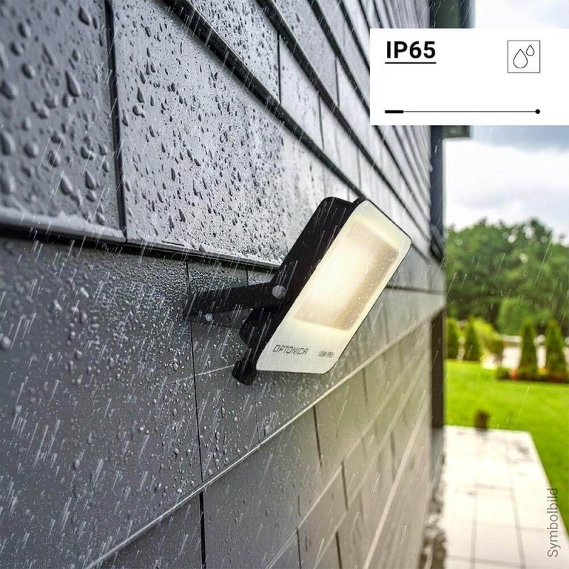 LED prožektorius, juodas, 90Lm/W, 100W, CCT 3000K-6000K
