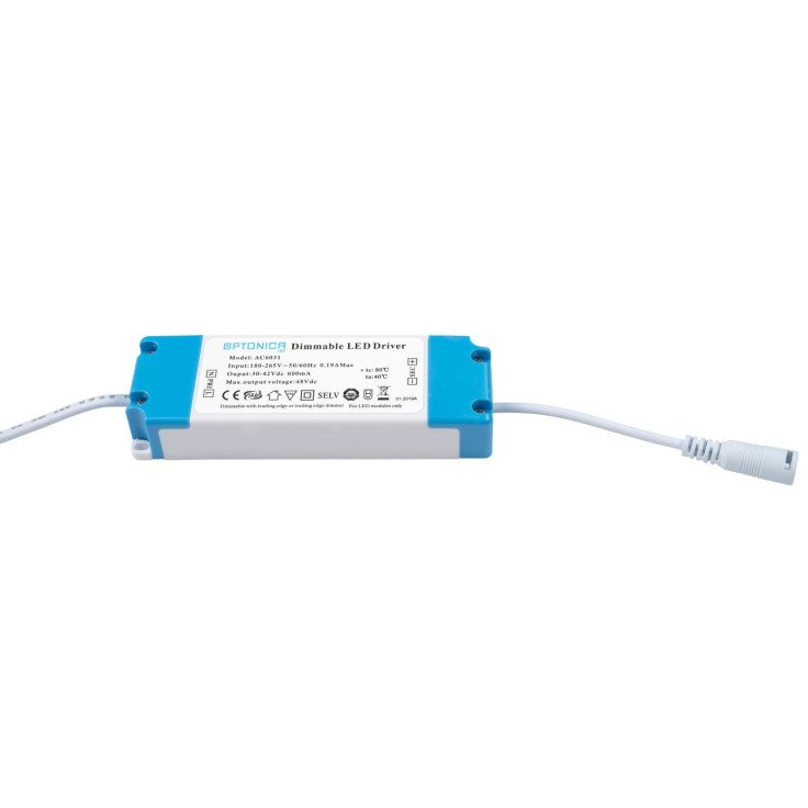 LED maitinimo šaltinis, 30-42V, 25W, reguliuojamas LED maitinimo šaltinis, 30-42V, 25W, reguliuojamas