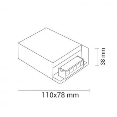 LED juostos maitinimo šaltinis, 12V, 60W