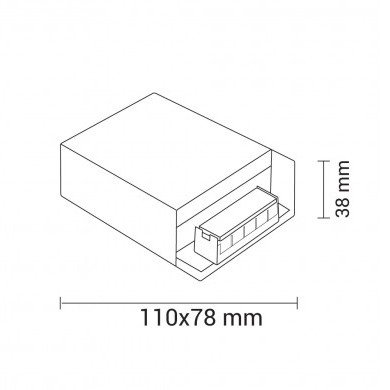 LED juostos maitinimo šaltinis, 12V, 60W