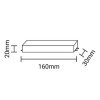 LED juostos maitinimo šaltinis, 12V, 30W, vandeniui atsparus LED juostos maitinimo šaltinis, 12V, 30W, vandeniui atsparus
